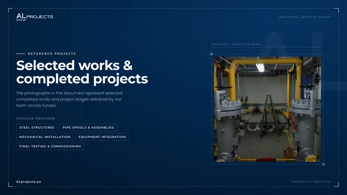 Cover of the ALPROJECTS Reference Projects